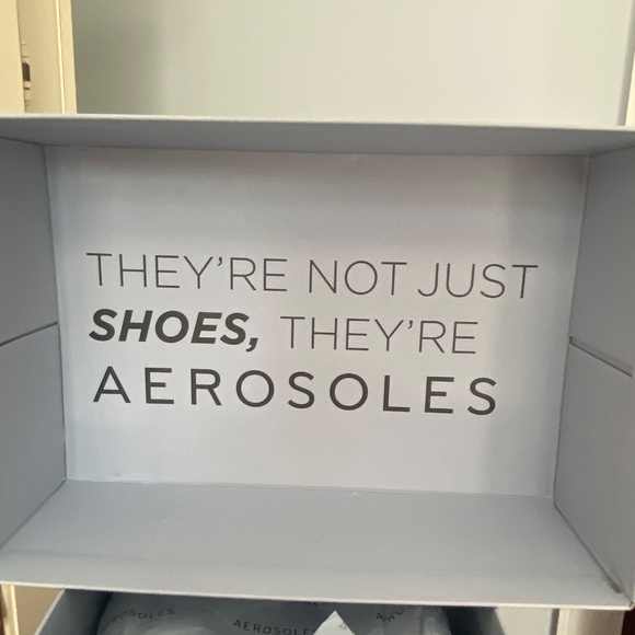 Aerosoles Alae Silver Mirror blicky heel pump NEW - Picture 10 of 13